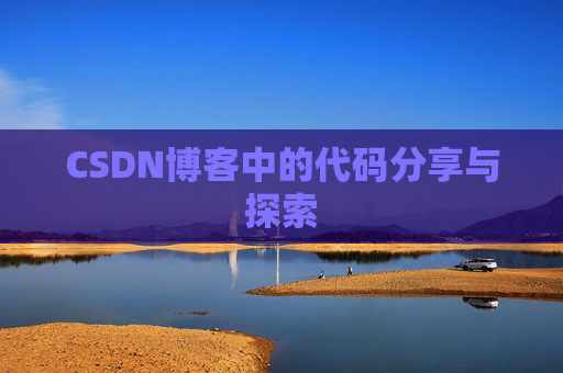 CSDN博客中的代码分享与探索